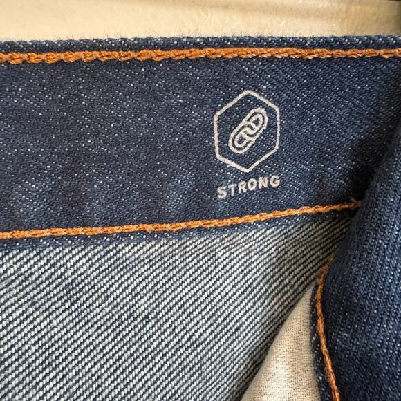 Levi's Western Fit Dark Blue Denim 5 Pocket Jeans - Picture 5 of 9